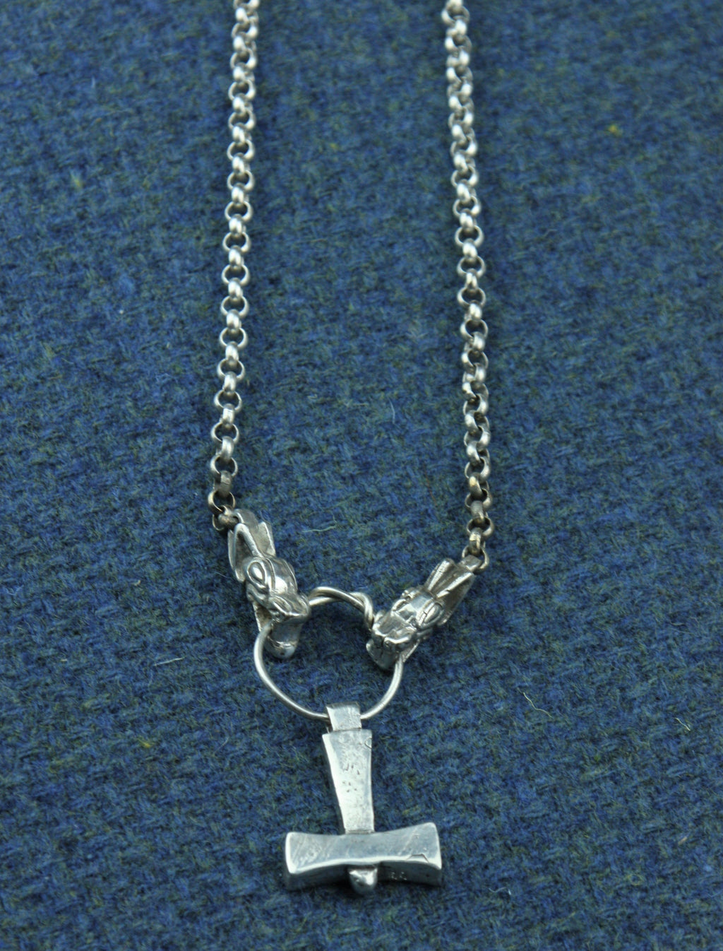 Medium Uppsala Hammer and Chain in Sterling Silver