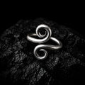 Silver Open Twist Ring