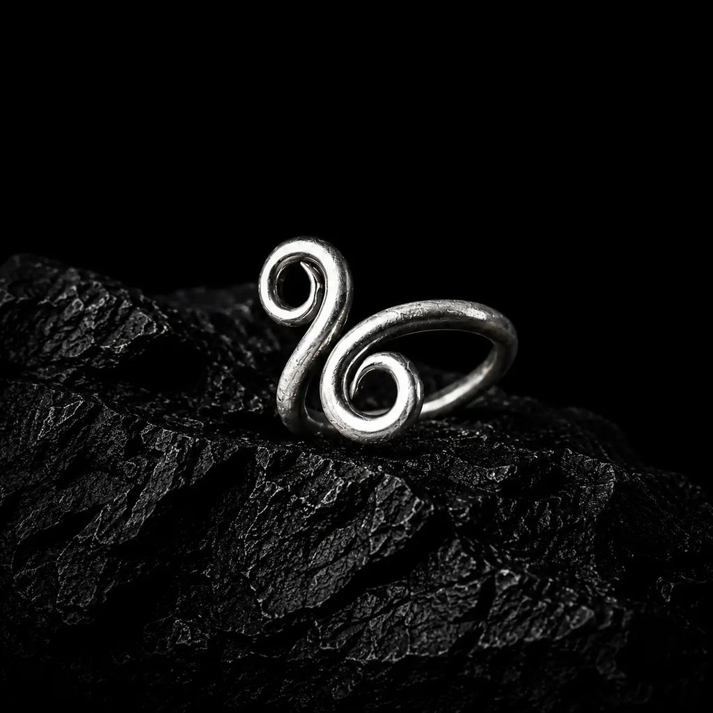 Silver Open Twist Ring