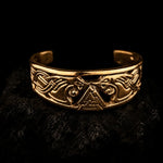 Valknut Armring in Bronze