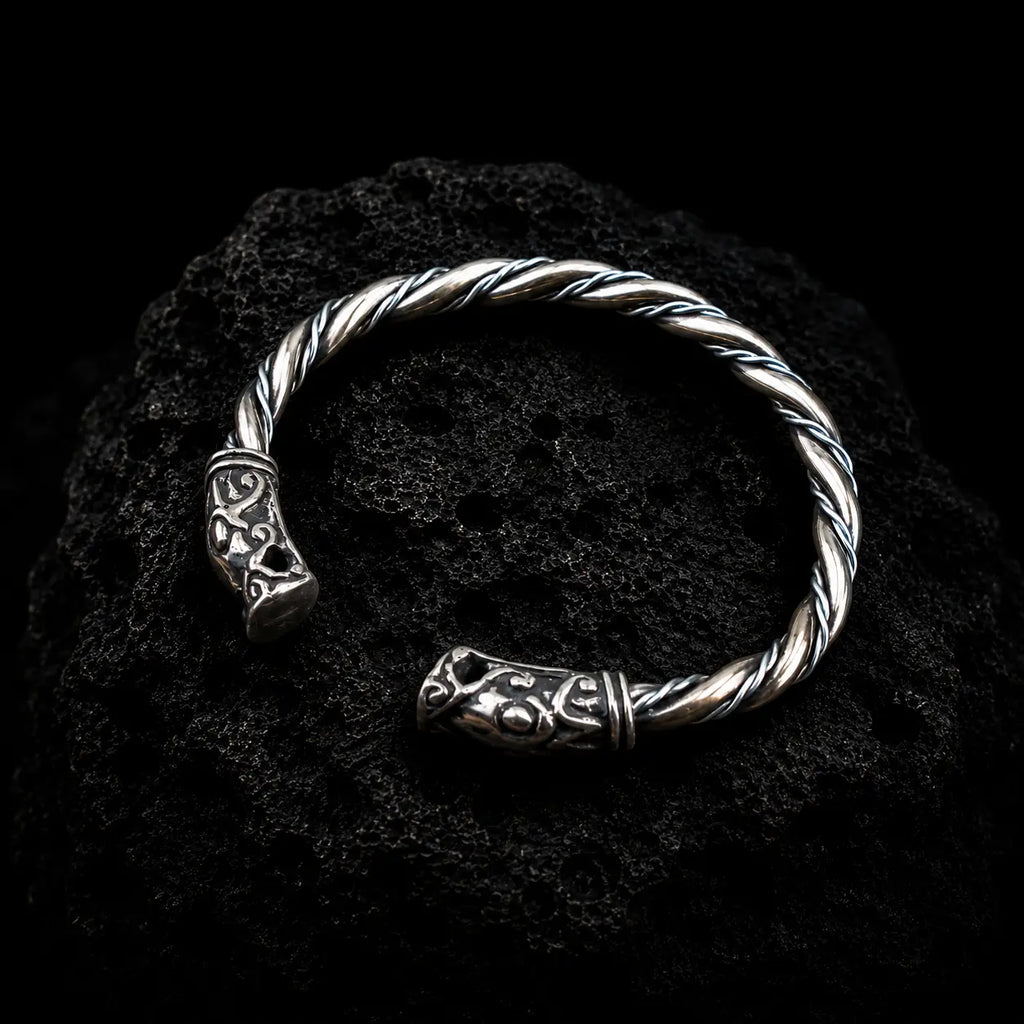 Sigurd Bracelet in Bronze with Silver filigree