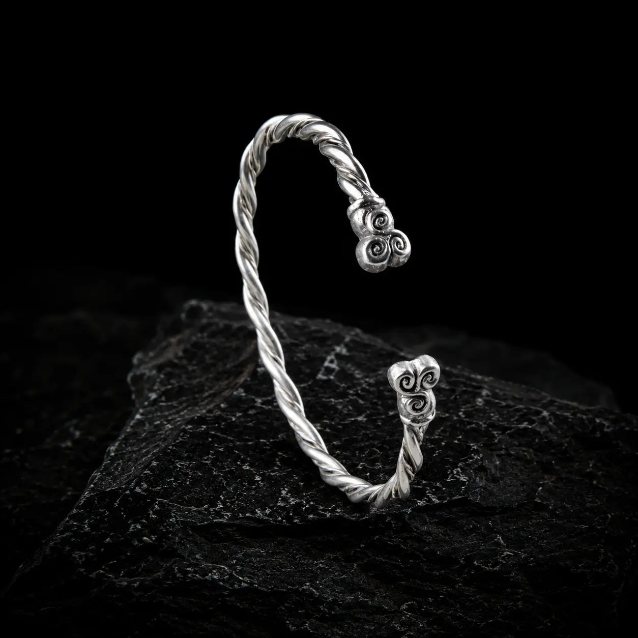 Silver Triskele Bracelet