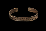 Thin Bronze Hand Stamped Armring