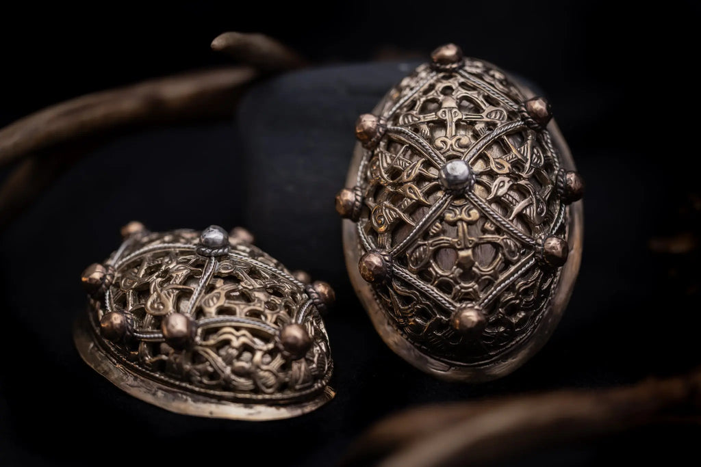 Birka Style Tortoise Brooches