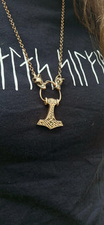 Thors hammer in bronze