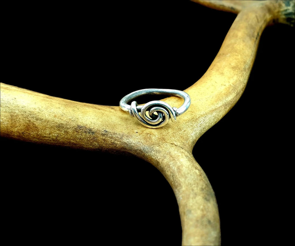 Handmade Viking Spiral Ring