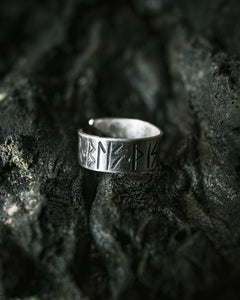 Sterling Silver Rune Ring