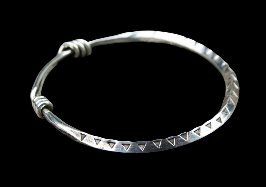 Handmade Money Bracelet in Silver