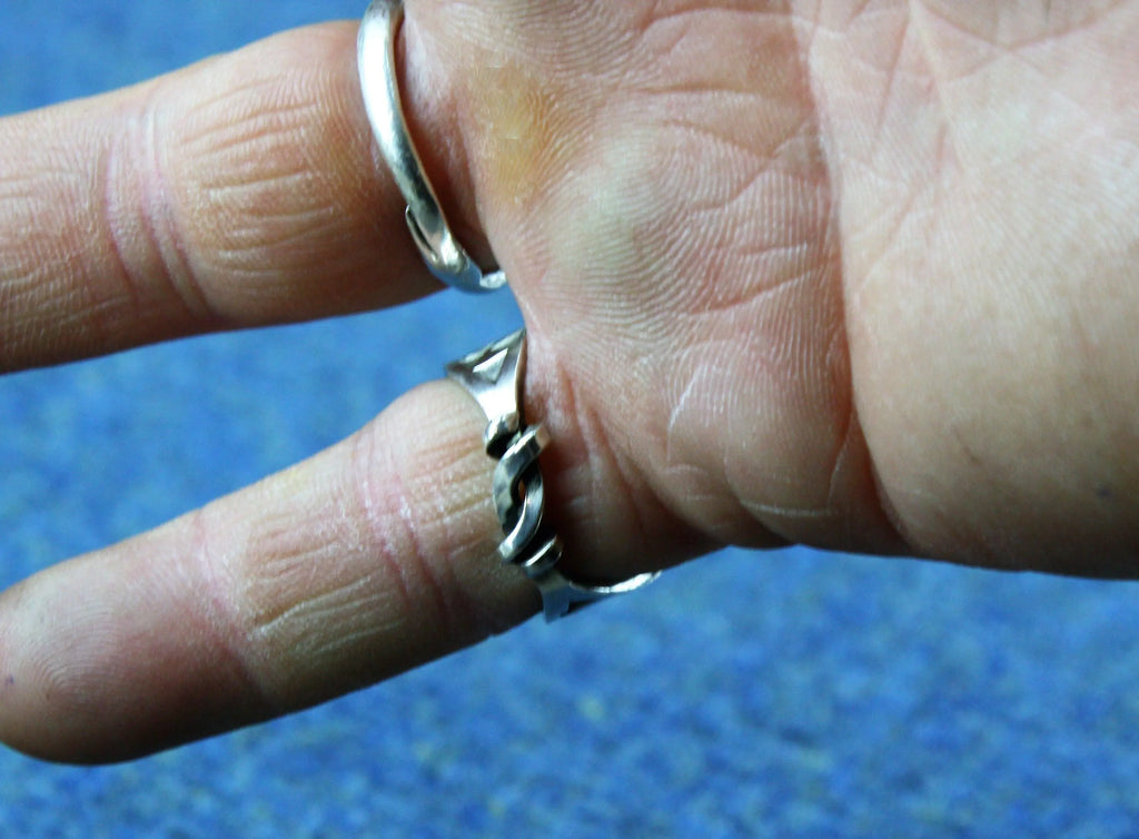 Silver Viking Ring Detail