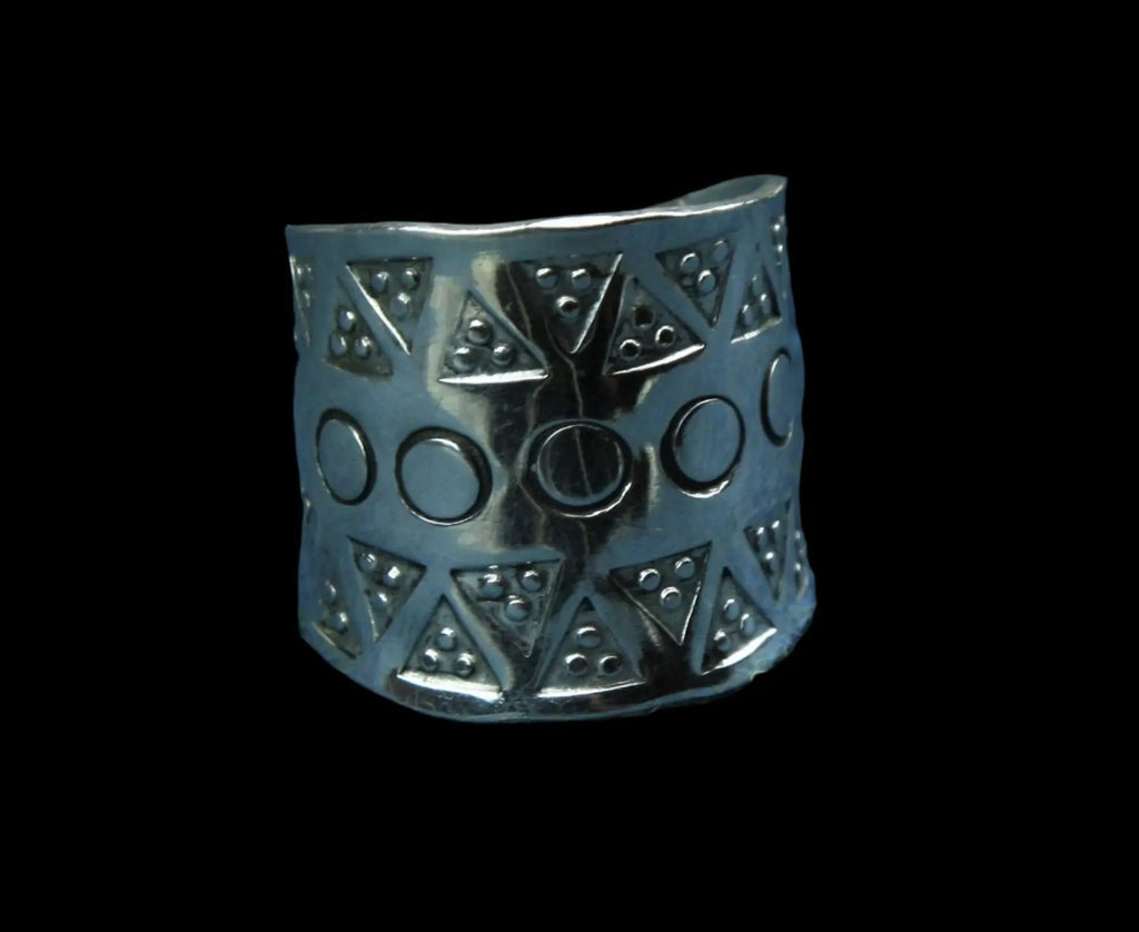 Stamped Viking Ring