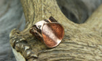 The inner of a beautiful Bronze Hand Stamped Ring made in high copper alloy.