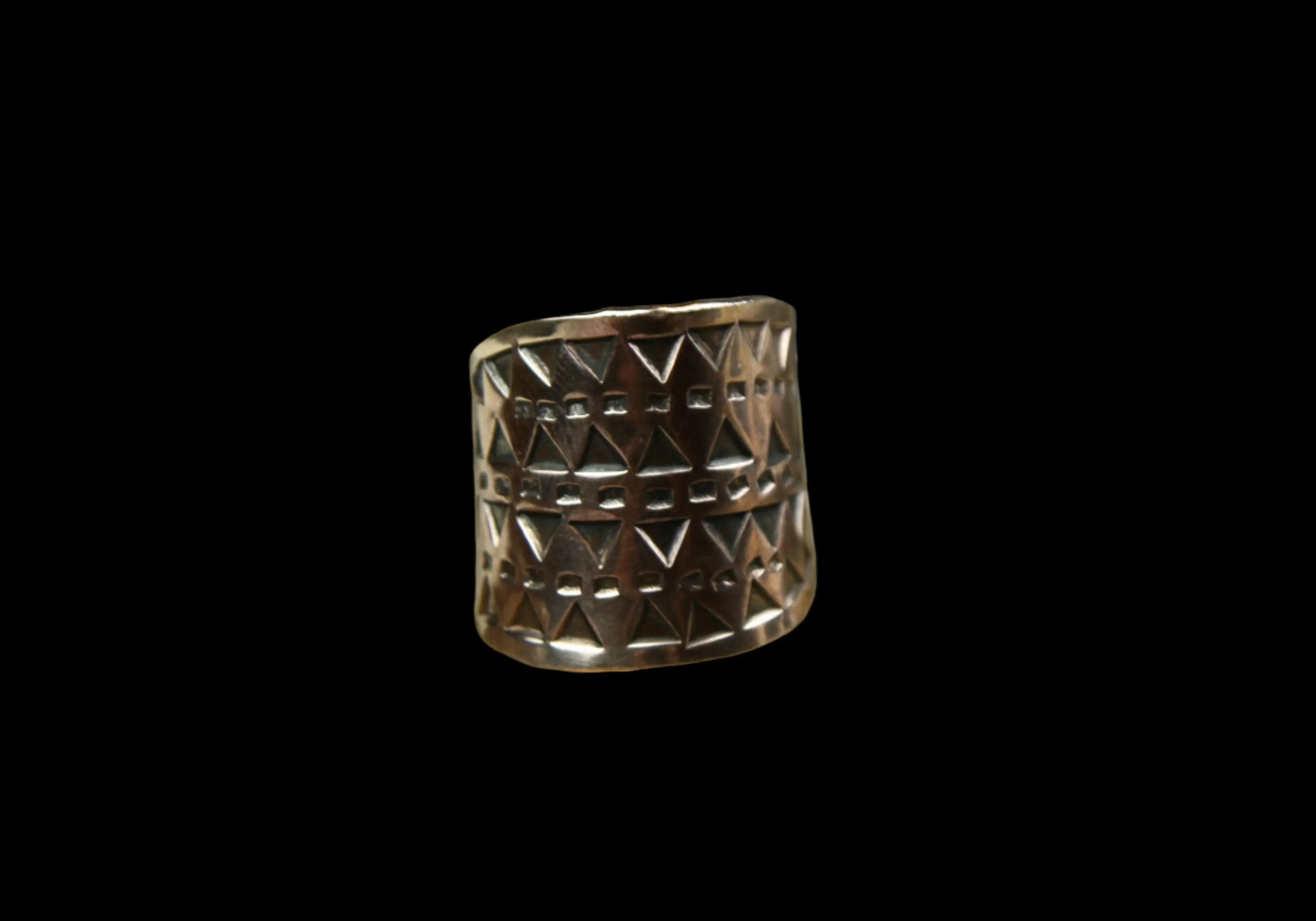 Bronze Hand Stamped Ring