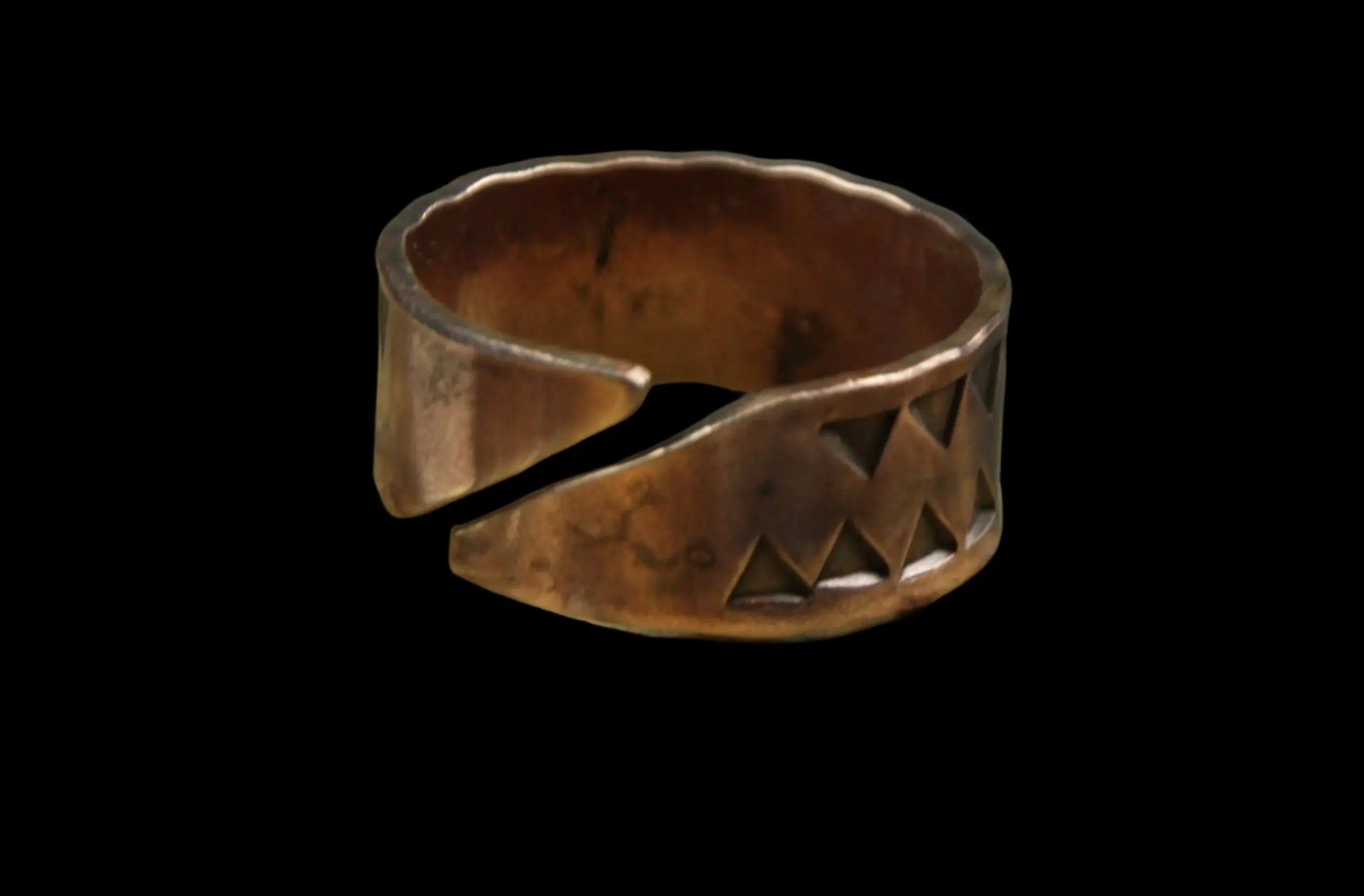 Adjustable Viking Bronze Ring