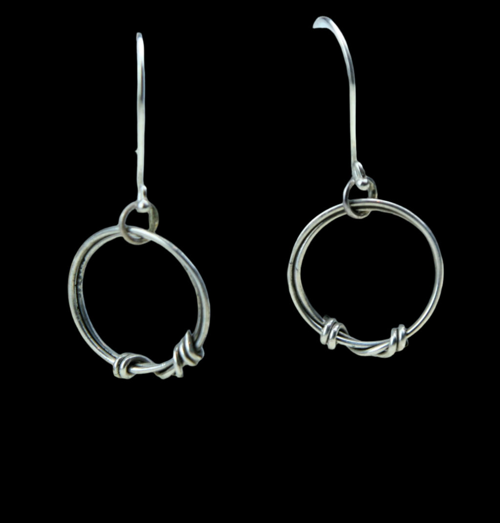 Silver Hoop Earrings