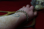 Gotland weave Bracelet in Bronze