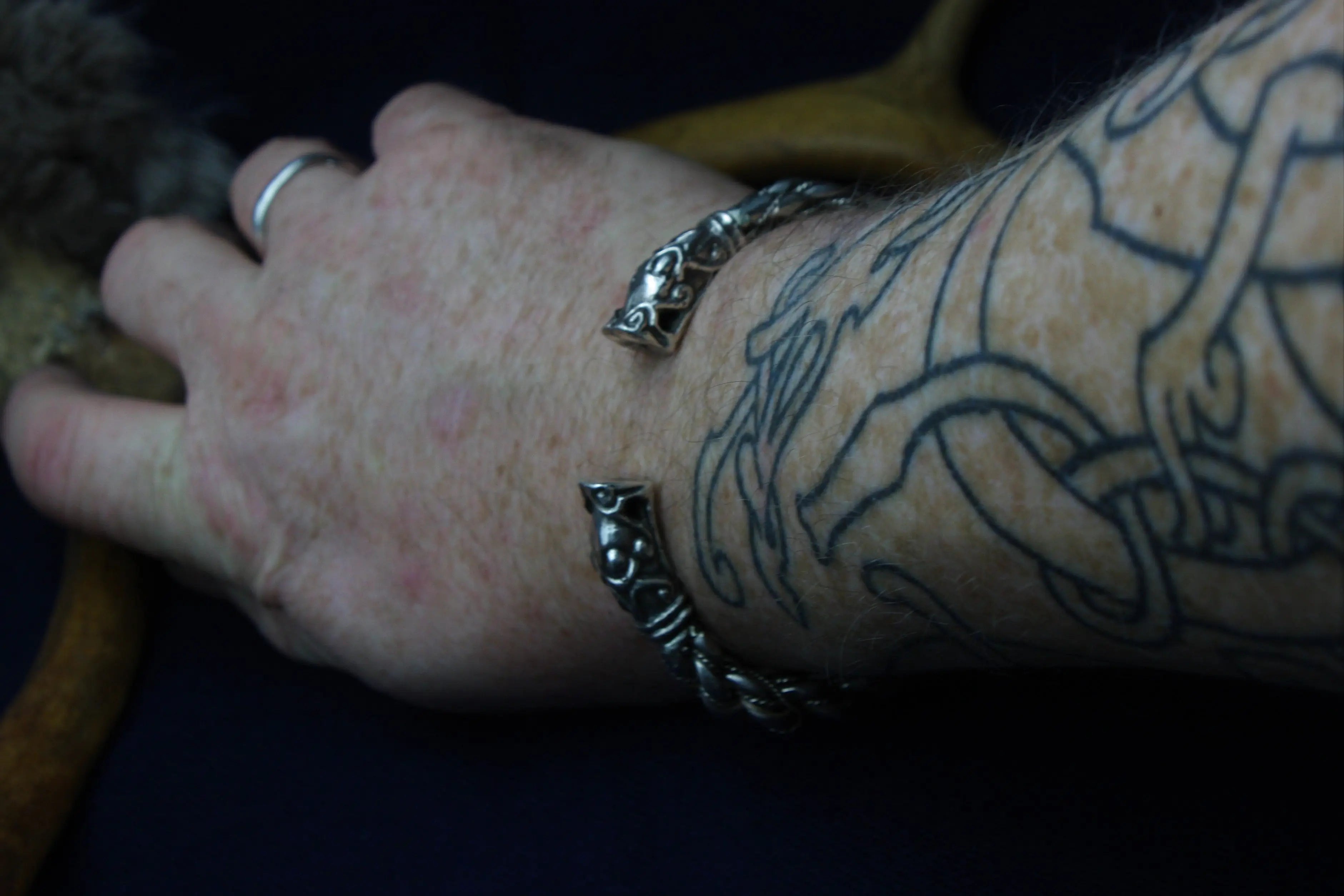 Silver Viking Armring