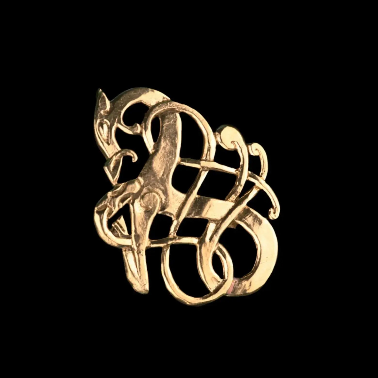 Urnes Style Brooch in Bronze