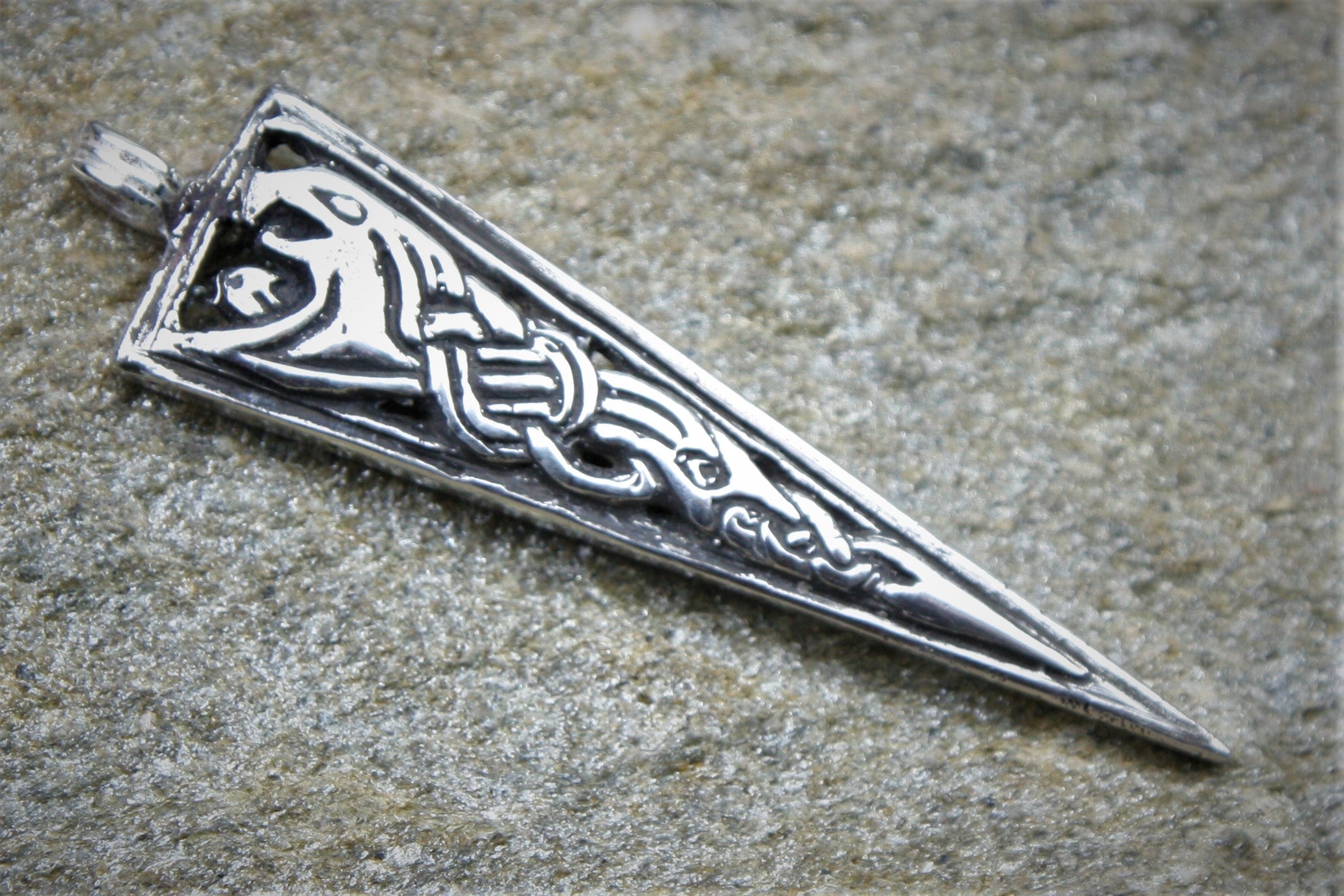 Viking dragon pendant